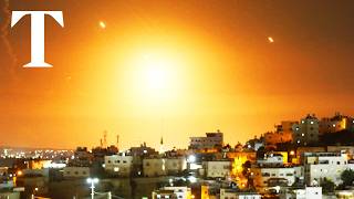 Iran launches missile attack on Jerusalem [upl. by Udall]