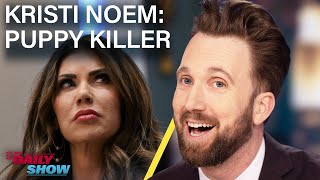 Kristi Noem Defends Killing Dog amp Trump Sizes Up VPs  The Daily Show [upl. by Alegre]