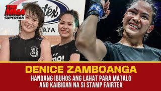 DENICE ZAMBOANGA VS STAMP FAIRTEX  ANG LABAN NG MAGKAIBIGAN  The MMA Superfan [upl. by Lambrecht392]