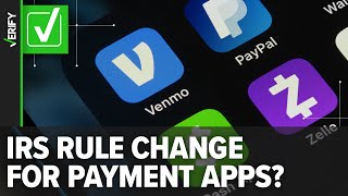 IRS changed 2024 tax reporting rules for payment apps like CashApp and Venmo [upl. by Eineeuq]