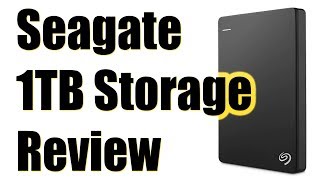 Seagate 1tb Terabyte backup plus portable SRD00F1 completely random review [upl. by Millur]