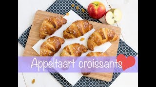 Appeltaart croissants  KEUKEN❤️LIEFDE [upl. by Analiese]