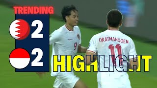 AFC indonesia vs bahrain 2024  highlight [upl. by Harbert]