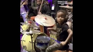 People are in SHOCK PRODIGY child on drums [upl. by Acimehs]