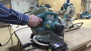 Makita MLS100 Chop Saw yr 2007 [upl. by Clementina]