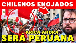 CHILENOS ENOJADOS REACCIONAN A ARICA VOLVIENDO A SER PERUANA [upl. by Esmerolda848]