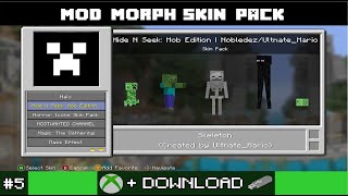 MOD MORPH SKIN PACK Minecraft Xbox 360 Edition RGHJTAG [upl. by Eibot]