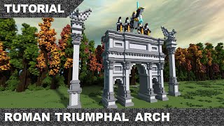 Minecraft Roman Triumphal Arch Tutorial amp Download [upl. by Mail]