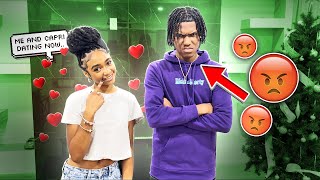 ME AND CAPRI GO TOGETHER PRANK ON ROMAN😱 HE WAS SO JEALOUS [upl. by Okeim]