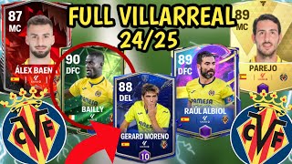 😱 FULL VILLARREAL 2425 EN EL FC MOBILE 24 fc24 [upl. by Batruk]