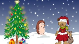 Igel amp Bär niedliches Weihnachtslied♪ Kinderlied über Freundschaft amp Glück WeihnachtsbärTierlied [upl. by Nedyrb]