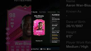 WanBissaka’s first 5⭐️ Skills card EVER goes crazy 😈 eafc eafc24 fc24 fut football shorts [upl. by Mcclish642]