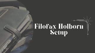 filofax holborn set up [upl. by Atiuqrehs]