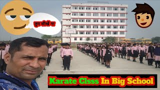 KARATE  practice in school  Karate kid for Training 💪  Karate Club [upl. by Faxon]