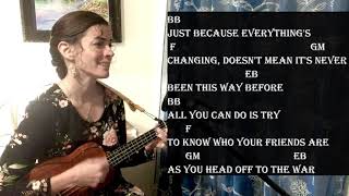 The Call From Chronicles of Narnia by Regina Spektor Ukulele Cover Lyrics and chords [upl. by Sanjay]