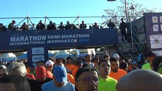 semi marathon de Marrakech le 28 janvier 2024 [upl. by Strep19]