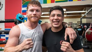 Brandon Moreno Meets Canelo Alvarez [upl. by Sivaj996]