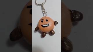 Shooky Bt21 keychain clay art BTS army 💜✨ music kpop song bts clayart diy craft trending [upl. by Samuella]