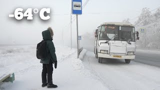 Going to School in the Coldest Town on Earth −64°C −84°F  Yakutsk Siberia [upl. by Salkin]