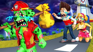 PAW Patrol Best Scenes 4 ► Marshall Turned Zombie amp Fled From Home shorts funny [upl. by Ennaihs]