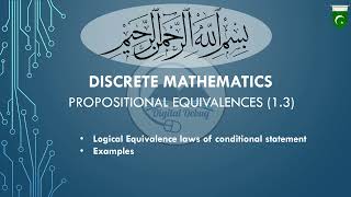 Logical Equivalences equivalence of conditional statements using laws13 اردو  हिंदी [upl. by Marston211]