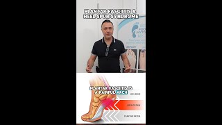 Did you know that plantar fasciitis and heel spur syndrome often go hand in hand 🤔 [upl. by Airdnaz]