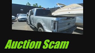 Salvage Auto Auction A SCAM WARNING ripoff [upl. by Colas]