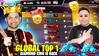 2024 First Time Global Top 1 Badges RIP 3L Diamonds 💎 Free Fire [upl. by Hufnagel128]