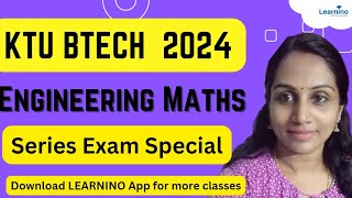 KTU BTECH 2024  Maths Important points regarding Series Exam Module 1 and 2 [upl. by Pegg]