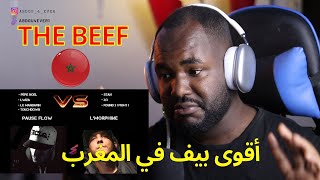 Pause Flow vs LMorphine REACTION أقوى بيف في المغرب 🇩🇿❤️🇲🇦🔥 [upl. by Llereg]