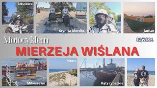 Motocyklem  Mierzeja Wiślana w 3 dni Dubbing Jantar Kąty Rybackie Krynica Morska Piaski Mikoszewo [upl. by Zalea]