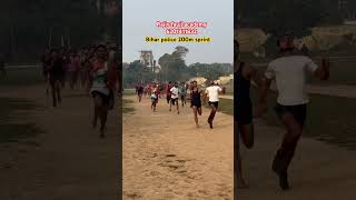 Bihar police 200m Sprint 🏃 ऐसा दौड़ नहीं देखा होगा viralvideo army biharpolice shorts [upl. by Anilatac]