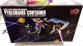 Megahouse Japan Ptolemaios Container for 1144 HG Gunpla Gundam 00 Model Kits [upl. by Philoo]