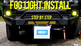 LED FACTORY MART FOG LIGHT INSTALL AND REVIEW [upl. by Philippa]