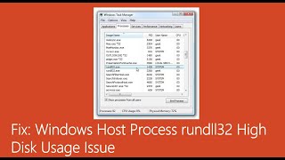 SOLVED Windows host process rundll32 high disk  CPU usage Windows 10 [upl. by Einahpetse]