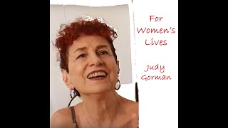 Judy Gorman quotFOR WOMENS LIVESquot [upl. by Eeram]