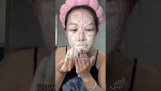 Its all worth it when you see your skin skinning🍚ricecleanser viral skincare [upl. by Yuh389]