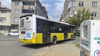 İstanbulda 36CY ile Yenibosna Metro  Cebeci Arası Otobüsle Seyahat [upl. by Ailahtan]