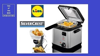 SilverCrest Mini Deep Fat Fryer with Fondue SFM 850 A2 UNBOXING Lidl 850 W 190 C [upl. by Gabi]