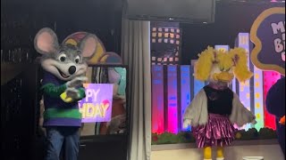 Chuck E Cheese Pineville NC  Birthday Star 2018  Chuck E Live [upl. by Alecia]