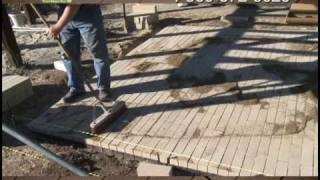 STEPSTONE INC How to Install Narrow Modular Pavers [upl. by Coralyn299]