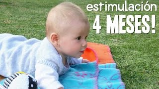 Actividades Bebé 4 meses  Estimulación Temprana [upl. by Daniel244]