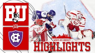 Highlights Mens Ice Hockey vs Holy Cross 1052024 [upl. by Ita]