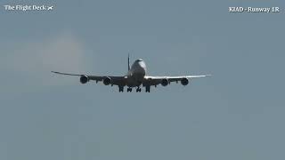 Plane Spotting  Dulles International Airport  1R Arrivals  April 22 2022 [upl. by Willabella293]