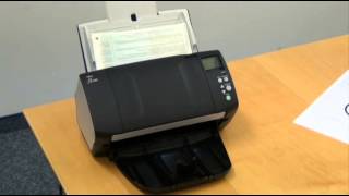 The Fujitsu fi7160 and fi7260 scanners in action [upl. by Eicyal]