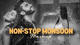 NonStop Monsoon Bollywood Mashup 2024  Monsoon Songs  Rainy long drive songs Arijit Singh Mashup [upl. by Ahsinauj]