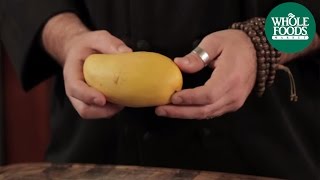 How to Cut a Mango  Produce  Whole Foods Market [upl. by Nanyk783]