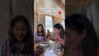 Korean noodles gossips n friends  Bhavini youtube food trend foodie korean hellyshah [upl. by Manlove]