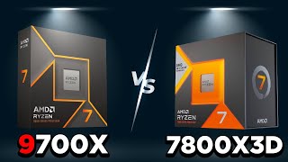 Ryzen 9700X VS 7800X3D [upl. by Catlin]