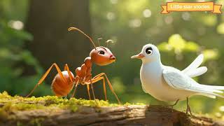 کبوتر اور چیونٹی کی کہانی ۔The pegion and ant story Hindi story friendship goals [upl. by Chick781]